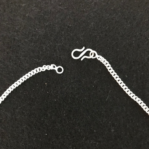 NEW Blue Azurite, Grey Agate 925 Sterling necklace - Picture 6 of 6